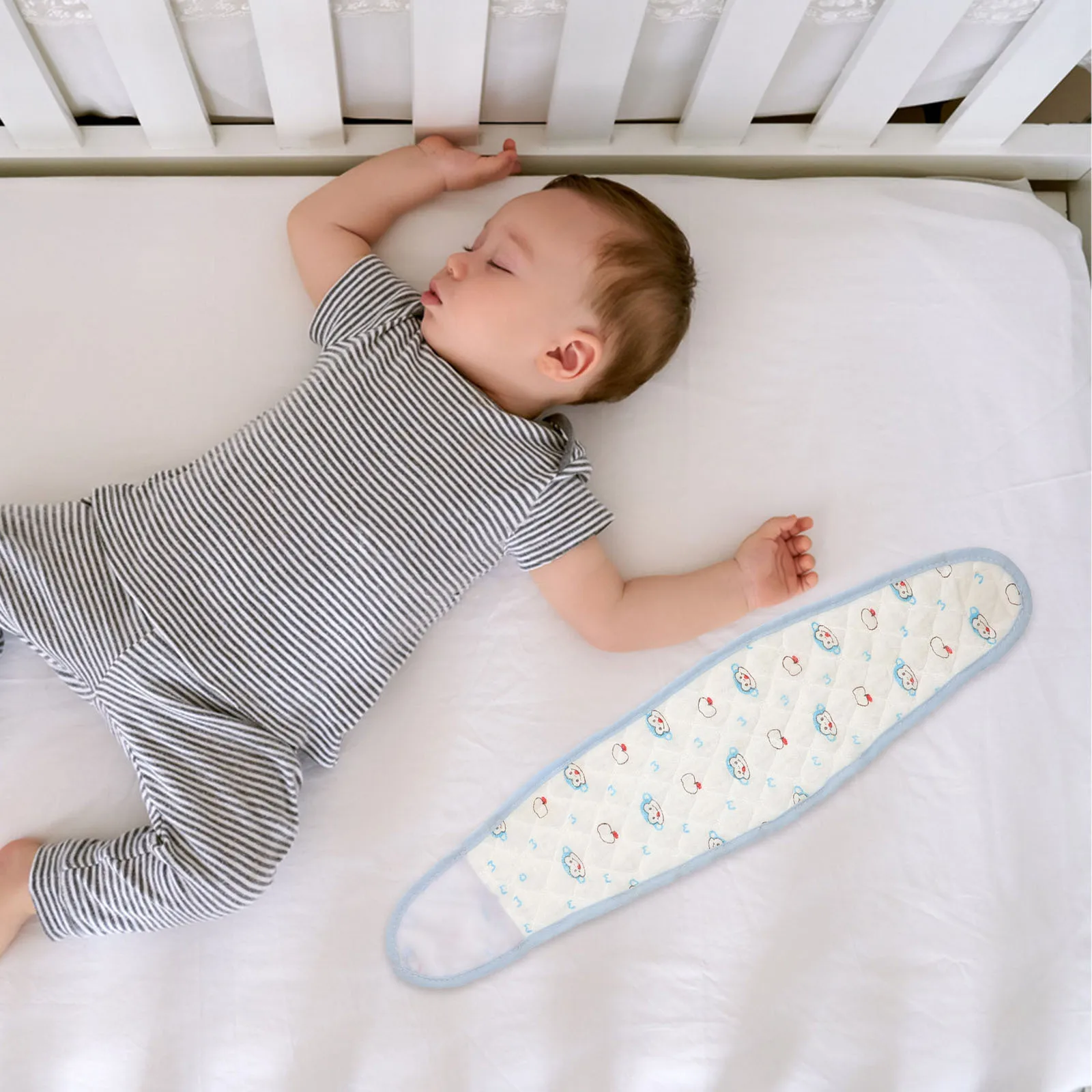 ผ้าคาดเอวเด็กทารก 3 ชิ้น ผ้าคาดสะดือเด็กแรกเกิด ผ้าคาดเอวเด็กเล็ก ผ้าฝ้าย สำหรับป้องกันหน้าท้อง ใช้ได้ทั้งนอนและกลางแจ้ง ลายพิมพ์