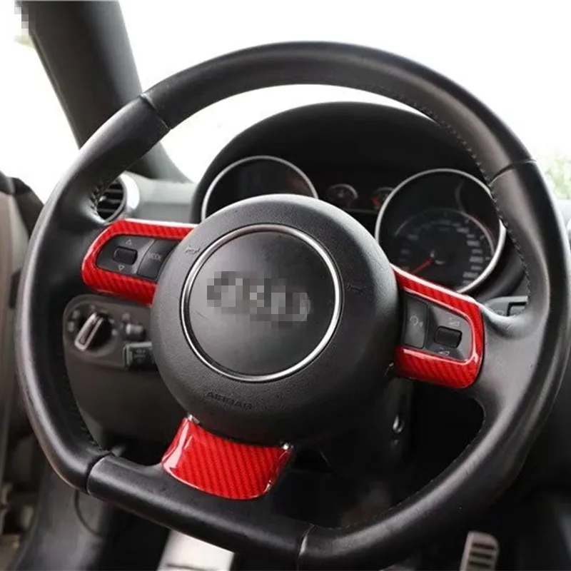 

Интерьер автомобиля центральная консоль AC крышка переключателей панели управления отделка стикер Подходит для Audi TT 2008-2014