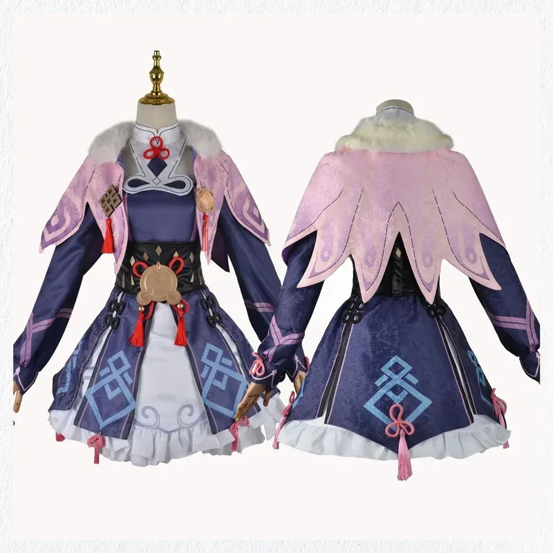 CyGenshin Impact YunJin Kostum تأثيري الأوبرا النمط الصيني الكبار النساء هالوين كرنفال حفلة موحدة أداء زي مجموعة #1