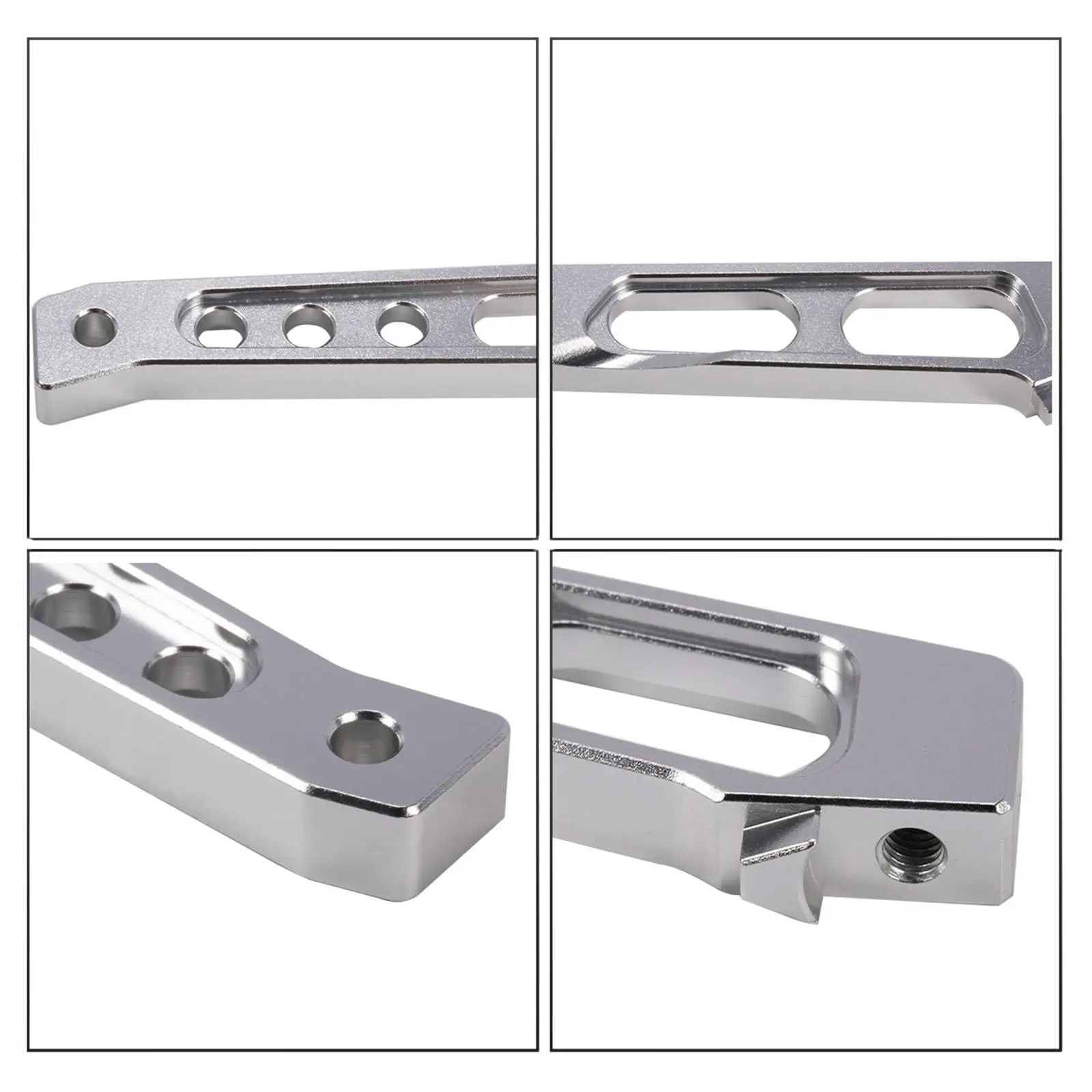 Veicolo RC Fai da te Modificato Pratico Telaio anteriore posteriore Brace Set Staffa Piastre anteriori posteriori per RC Hobby Car RC Crawler Accessori