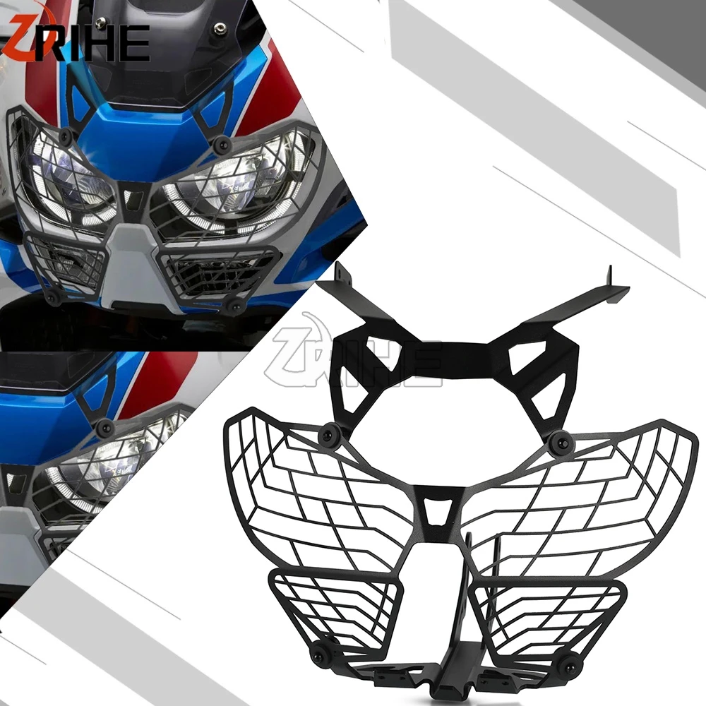 Motorcycle Headlight Grille Guard Protector For Honda CRF1000L Africa Twin Adventure Sports 2016 2017 2018 2019-2021 CRF 1000L