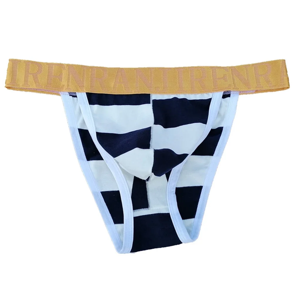 Fashion Men Sexy Plaid Briefs Comfortable Penis Pouch Underwear Man Cotton Panties Breathable Underpants Male Sexy Knickers