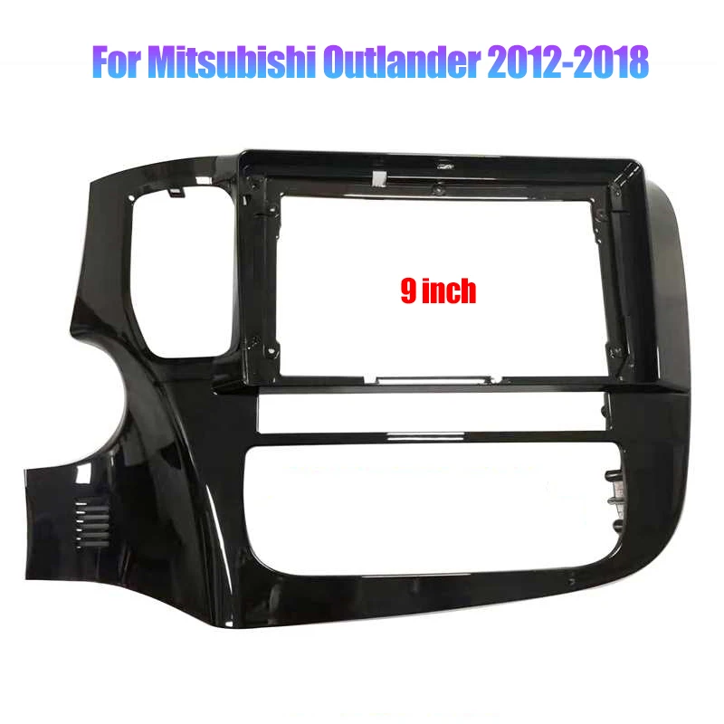 9/10.1 inch 2 Din Car Stereo Radio Fascia Panel For Mitsubishi Outlander 2012-2020 2021 Audio Frame Cover Trim Kit Face Bezel