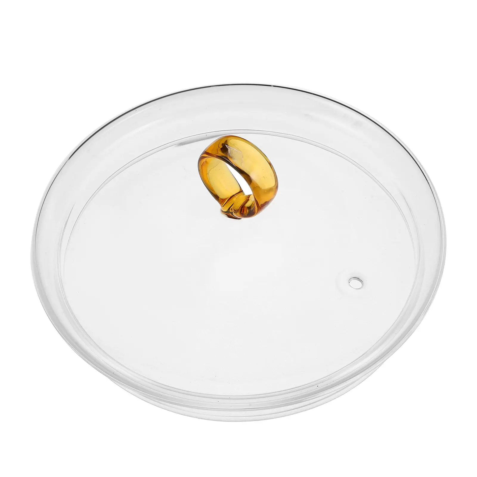 Transparent High Borosilicate Glass Pot Lid Heat Resistant for Slow Cooking Simmering Boiling Retains Moisture Nutrients Snug