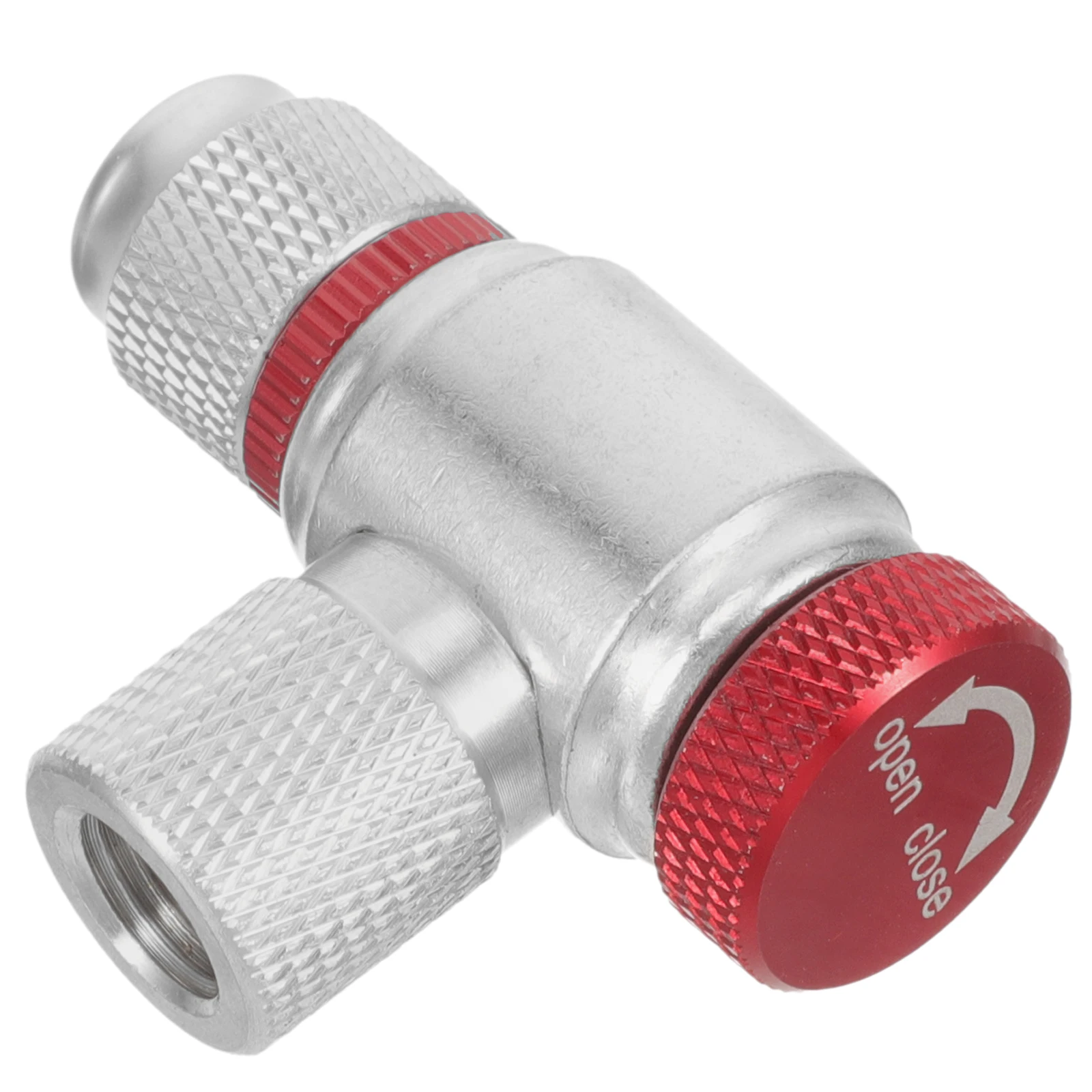 

Bike CO2 Co2 Tire Inflator Nozzle Nozzle High Pressure Fast Gas Adapter Portable Tire Knob Design Easy Use Metal Valve