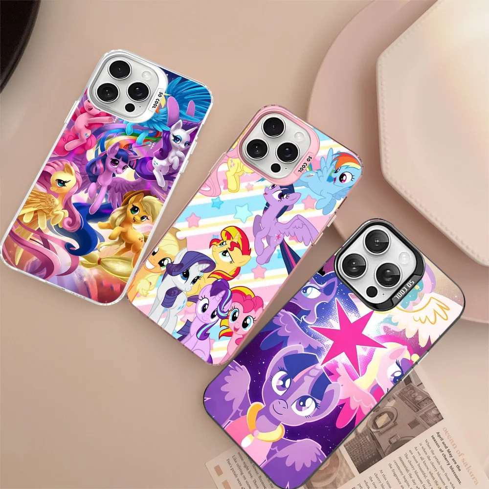 My P-Ponys L-Little Phone Case For IPhone 16 15 14 13 12 11 Pro Max X XR XSMAX 8 7 Plus Matte Shockproof Back Cover