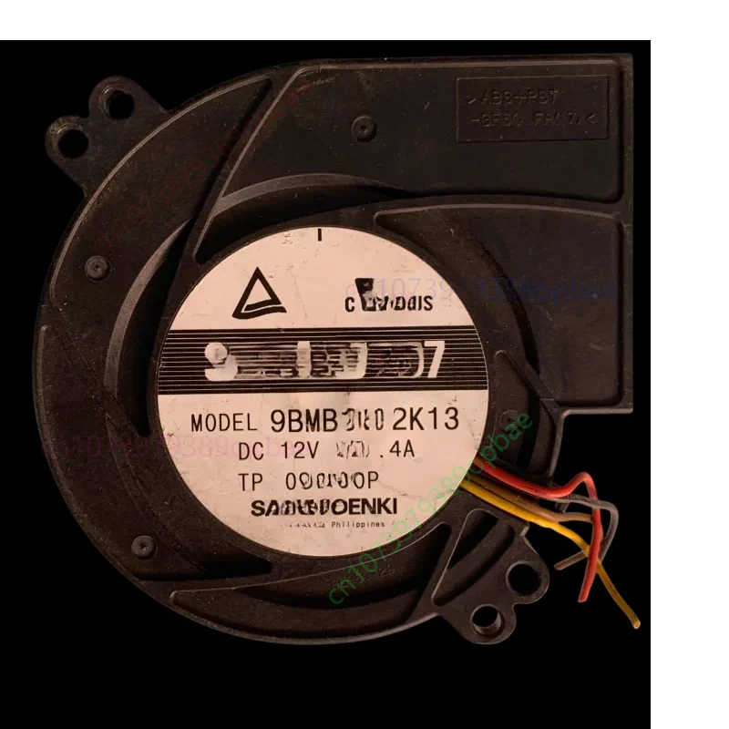

for 9BMB12P2K13 SANYO 12V 3.4A 9733 Turbo Blower High Power Centrifugal Cooling Fan For Industrial Device
