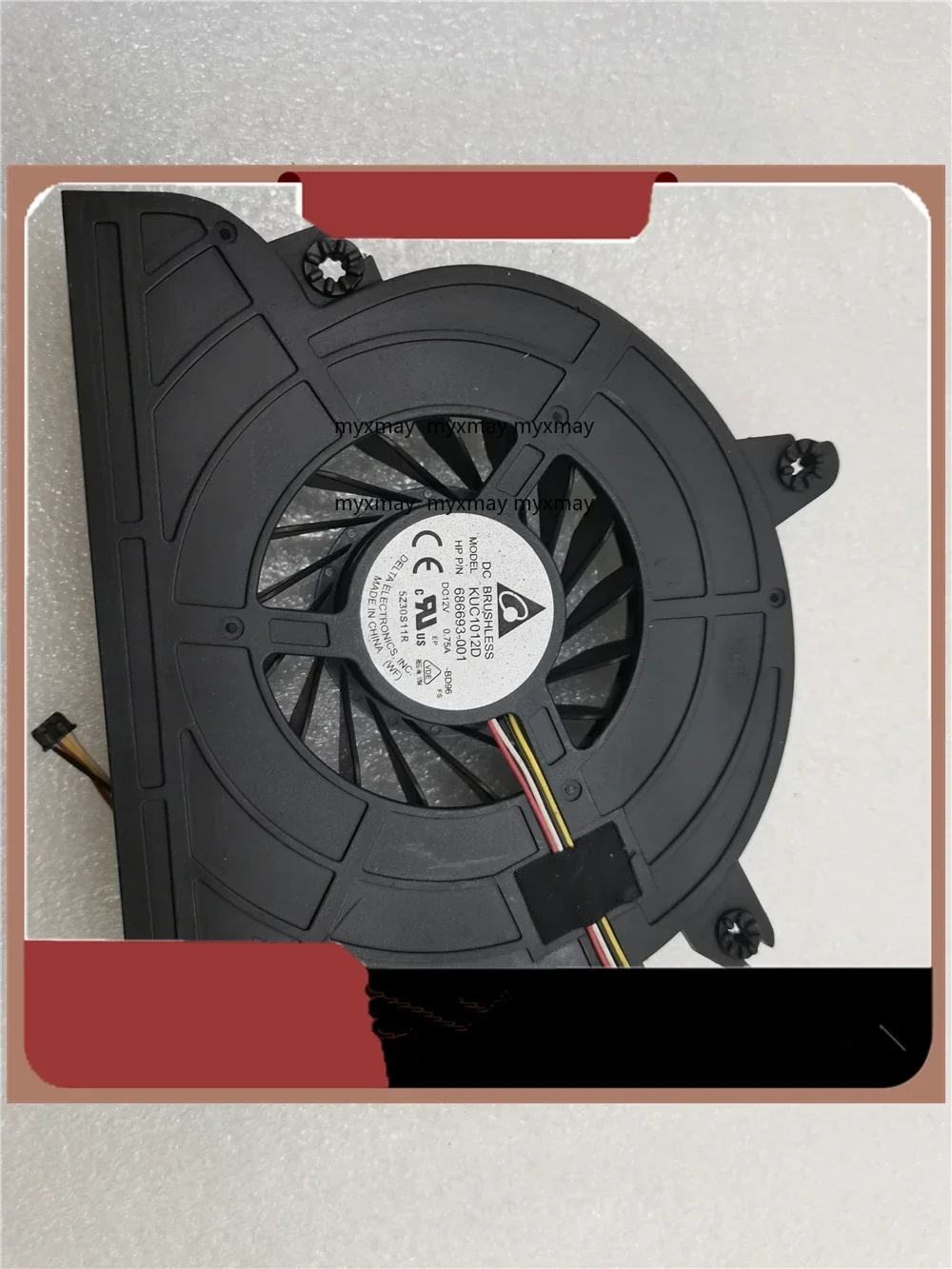 

FAN FOR DELTA KUC1012D -BD96 12V 0.75A 686693-001 all in one machine cooling fan BASA1625R2U 23.10666.001