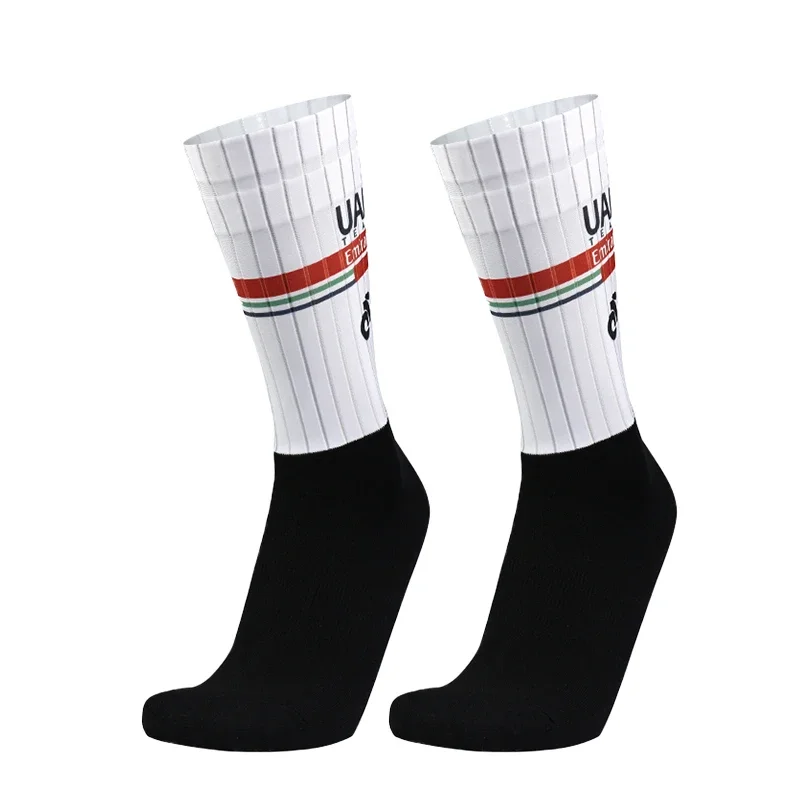 Pro Bike Team Aero Socks Seamless Anti Slip Road Ride Socks Outdoor Racing Cycling Socks