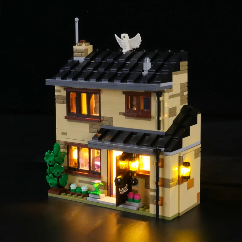 DIY LED Light Kit For LEGO 75968 4 Privet Drive Building Blocks Set (Only LED Light,Without Blocks Model)