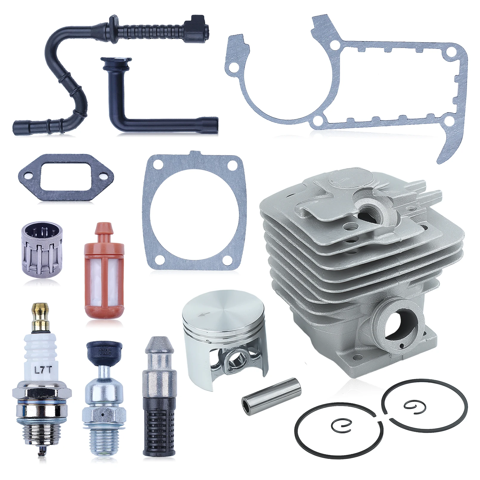 47mm Cylinder Piston Kit For Stihl MS361 MS 361 Decompression Valve Chainsaw Replacement Spare Tool Part