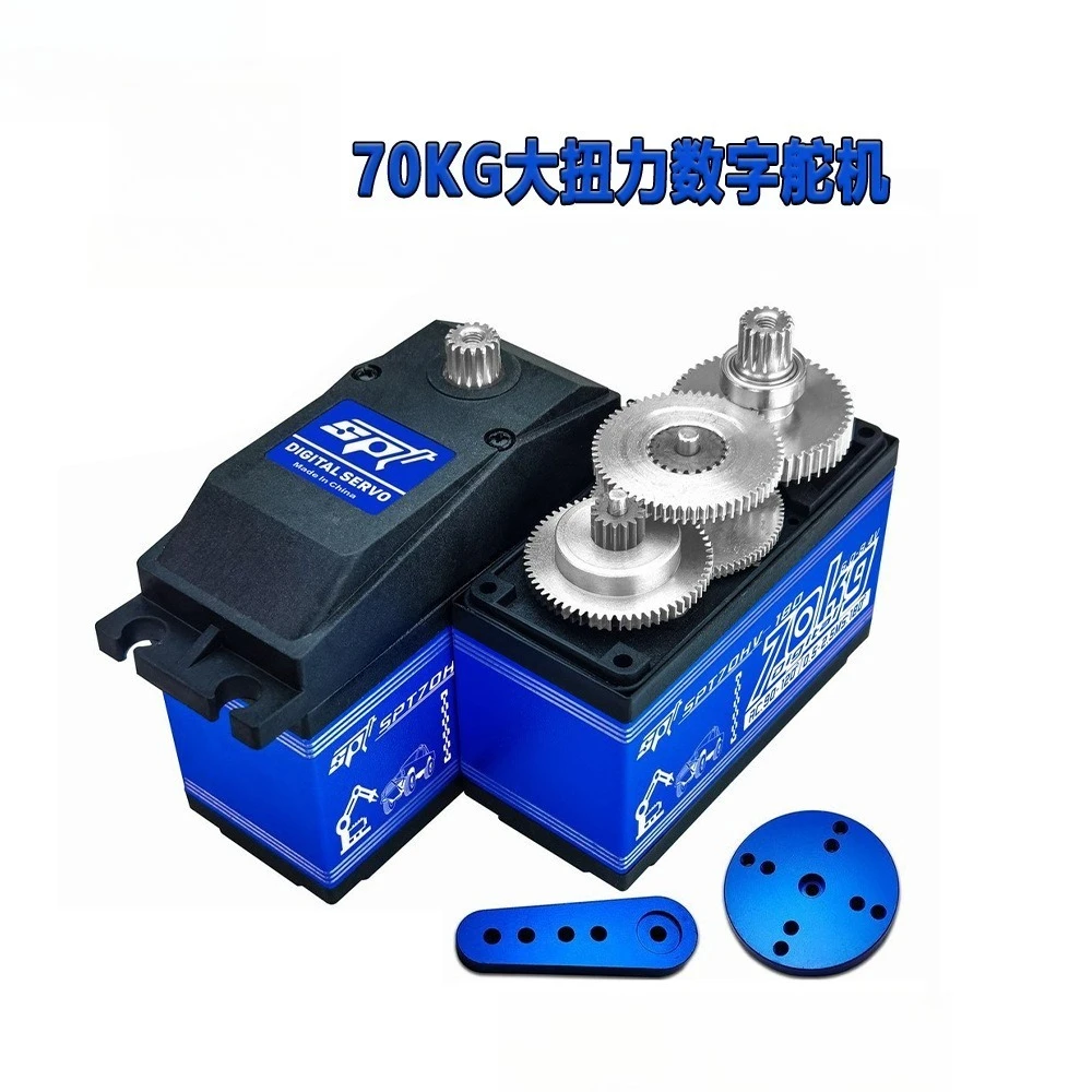 SPT70HV 70kg de velocidad alto par Servo Digital Metal Gear alto 180/270 grados para 1:5 X-MAXX KRATON Baja RC coche Robot brazo Servos