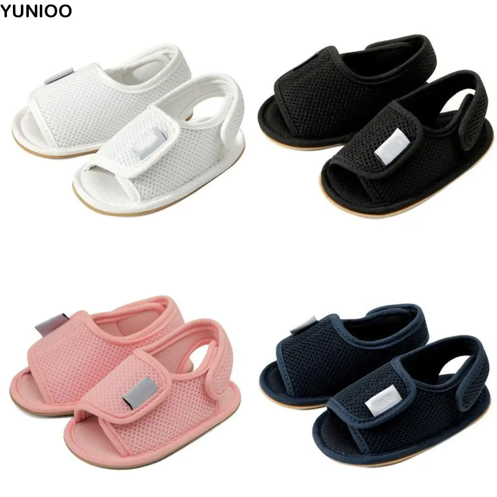 

Baby Boy Rubber Sole Baby Sandals Breathable Multiple Colors First Walker Shoes Soft Sole Lightweight Outdoor Sandals Newborn