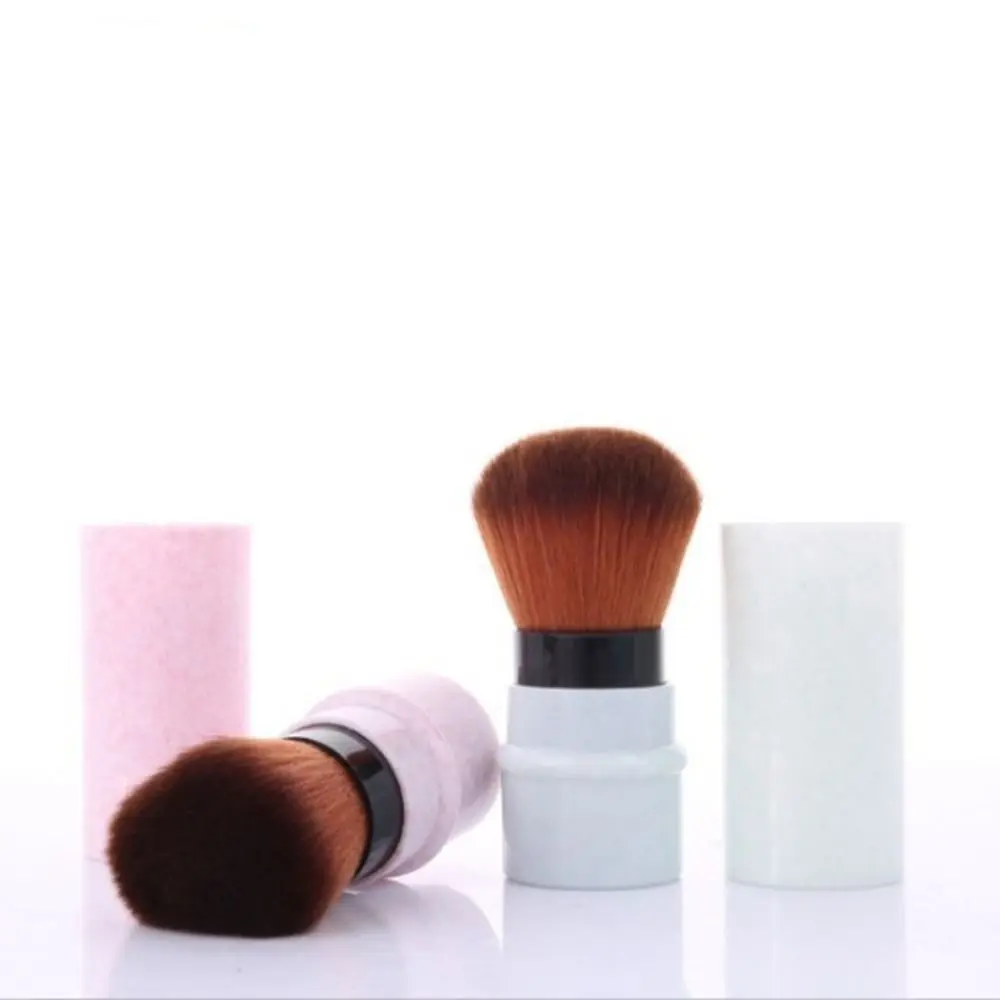High Quality Retractable Makeup Brush with Cover Multi-Functional Powder Blush Brush Portable Single Blush Brush Outdoor Travel