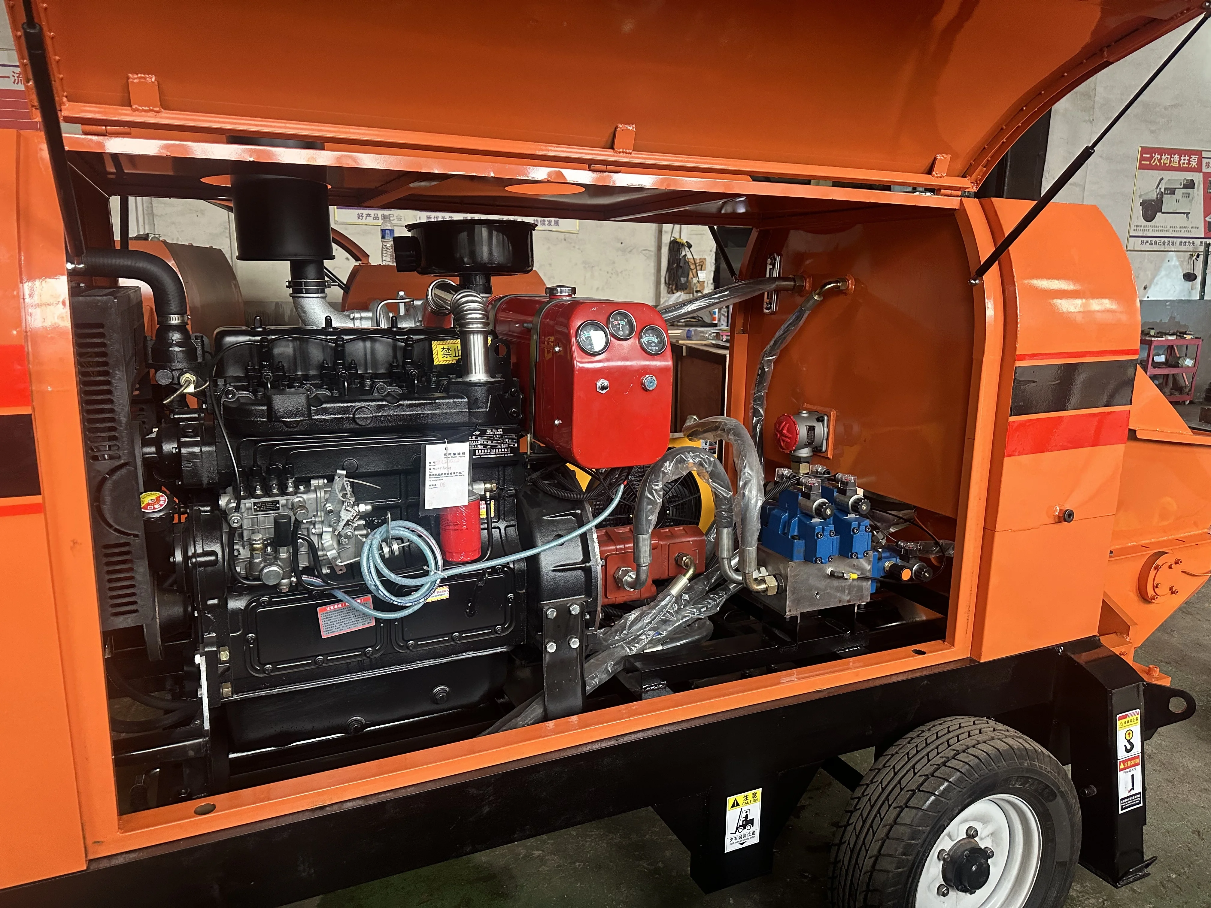 Cost-Effective Energy-Saving Concrete Pump - Compact & Efficient Type Perfect for Small to Medium Construction Projects