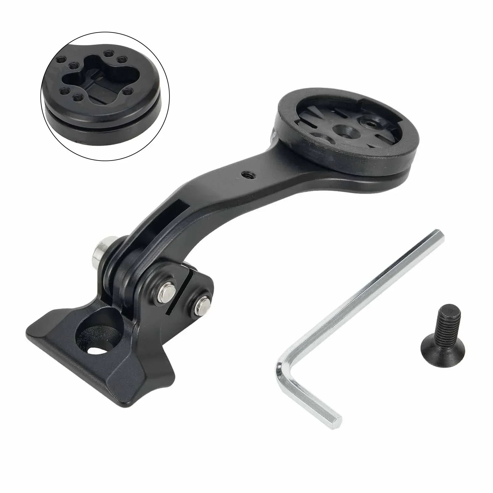 

Stand Base Bicycle GPS Mount W/ Bolt Wrench Aluminum Alloy Bike Computer Holder Black For TREK Madone SLR Slr6