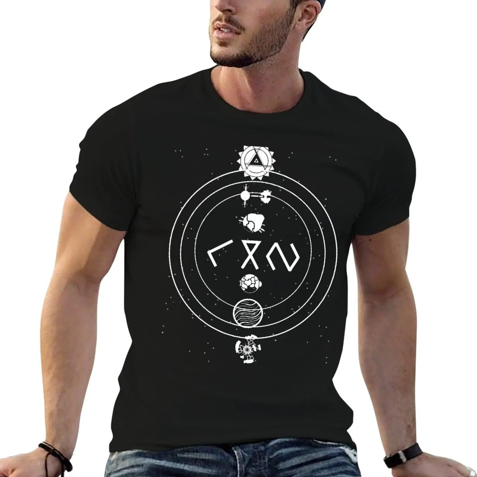 Outerwilds - Detailed T-Shirt Breathable Sportswear T-Shirt for Men