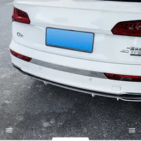 Stainless steel Rear Bumper Cover Trim Strips For Audi Q5 2017 2018 2019 2020 2021 2022 2023 2024 Anti-scratch Protection