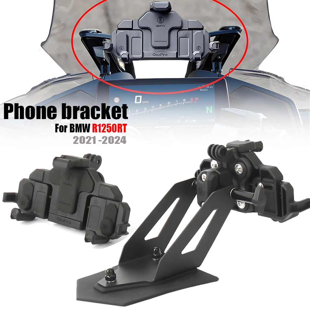 

Новые аксессуары для мотоциклов, GPS-навигационный держатель для телефона, адаптер, кронштейн диаметром 12 мм для BMW R 1250RT R1250RT 2021 2022 2023 2024-