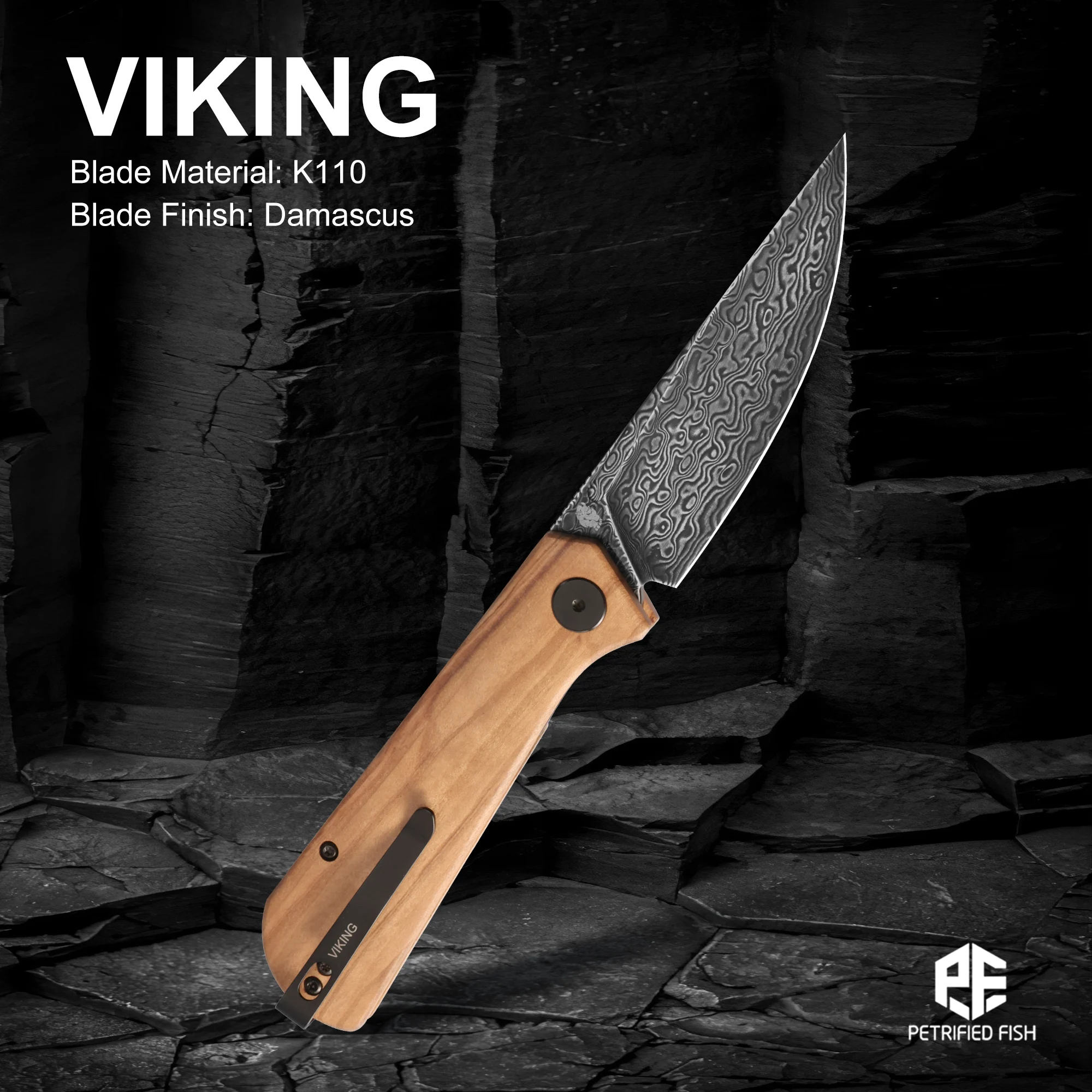 

Складной карманный нож Petrified Fish PFP07 из стали K110 с рукоятью G10 для резки, активного отдыха, кемпинга, рыбалки, EDC