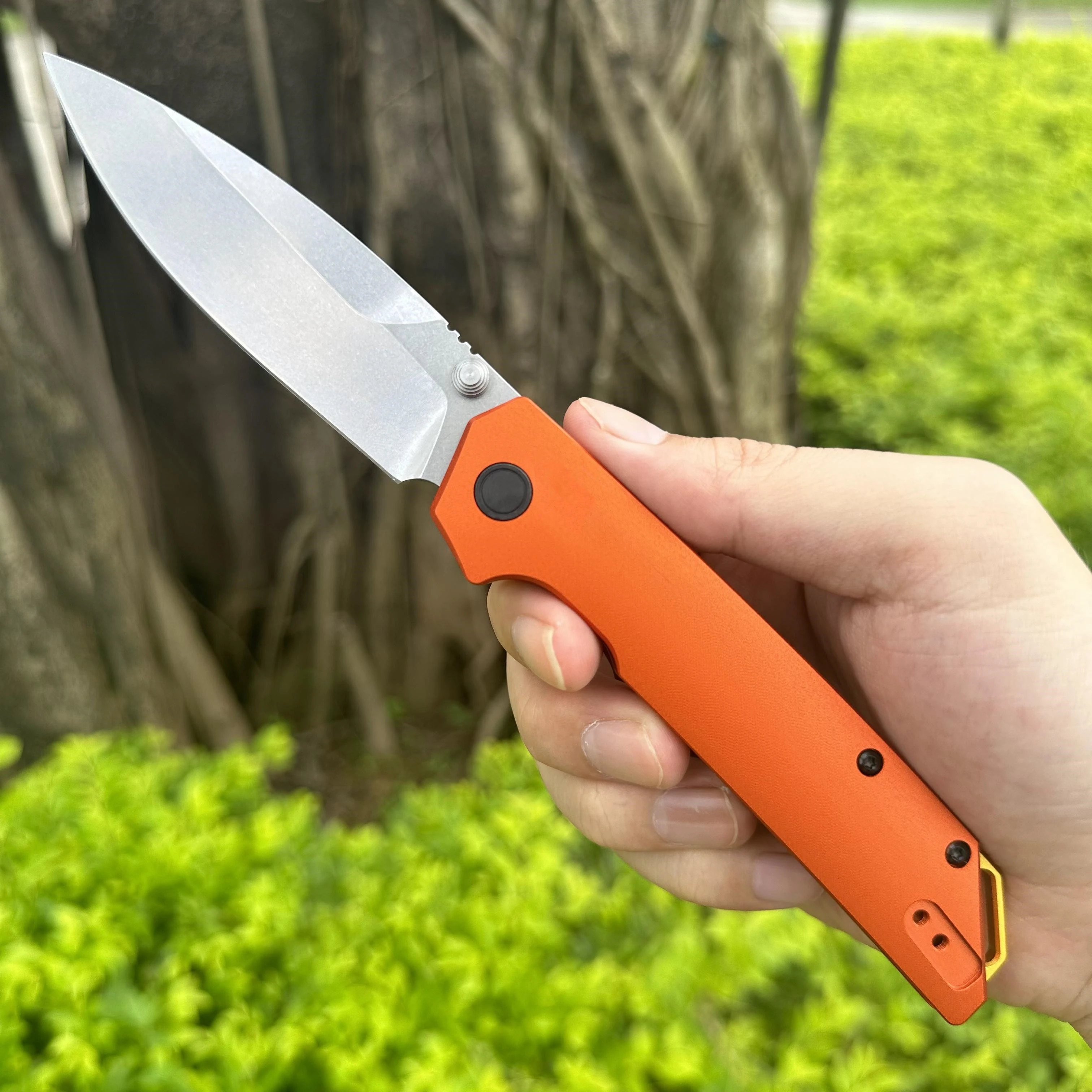 Steel Rose Premium KS2038 Folding Knife S60V Blade Aluminum Handle Super Sharp Smooth Ball Bearing Portable Outdoor EDC Knife