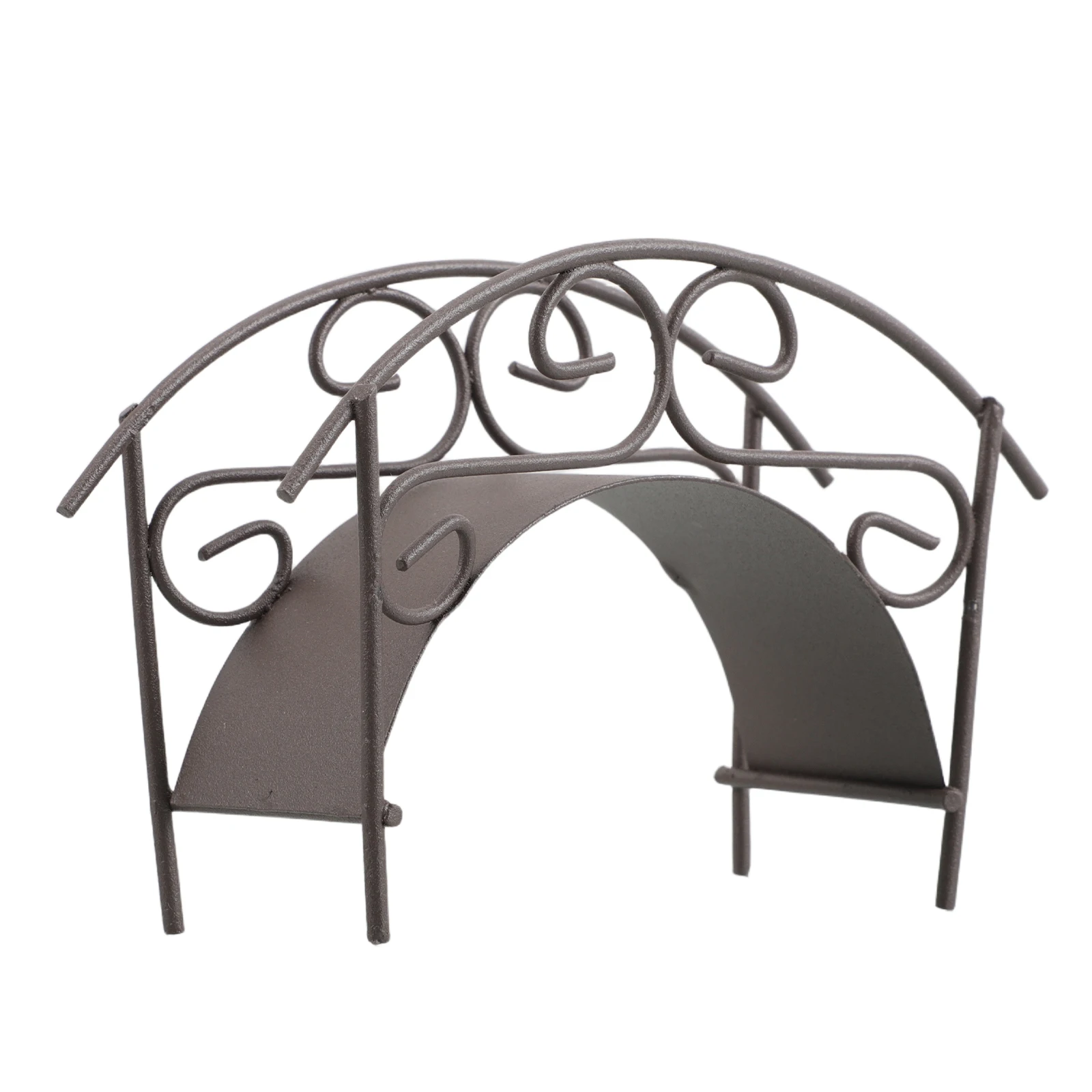 

Miniature Garden Arch Bridge Tiny Metal Bridge DIY Bonsai Landscape Decoration Micro Scene Decoration Garden Decor