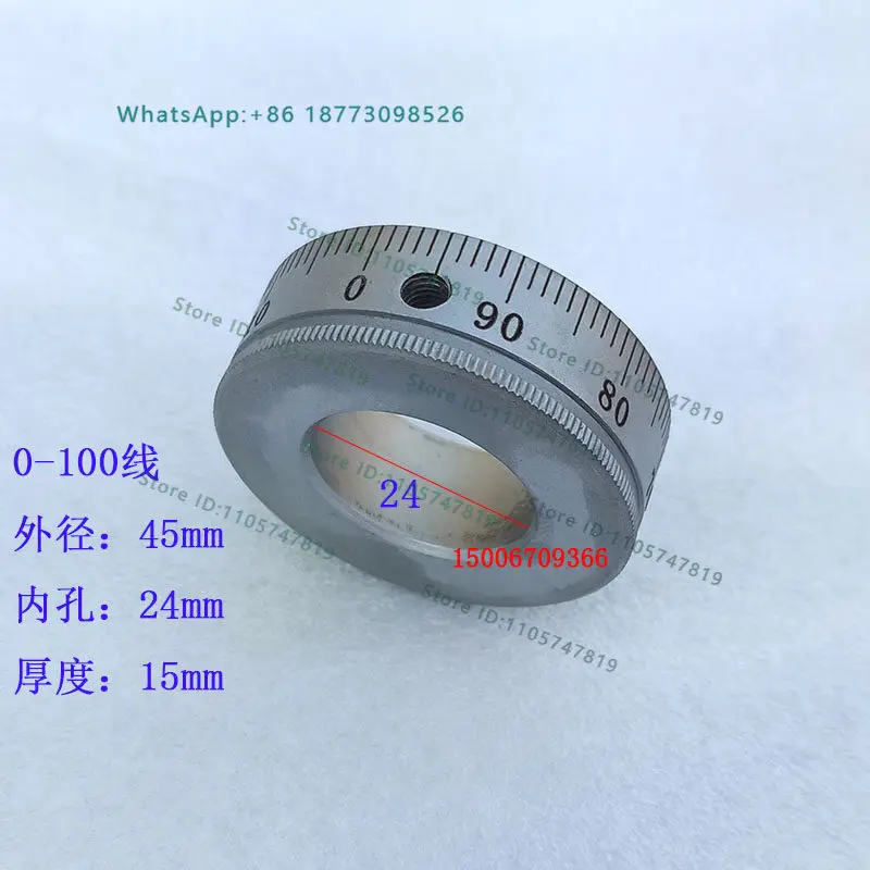 Customize various specifications of dial rings with outer diameter of 45, inner hole of 24, thickness of 15, and dial