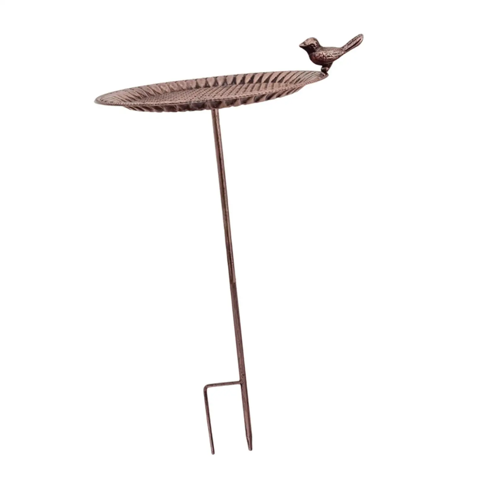 Birdfeeder Garden Bird Bath Easy to Assemble Modern Stand Bird Lovers Present Garden Supplies for Flowerbed Outside Courtyard