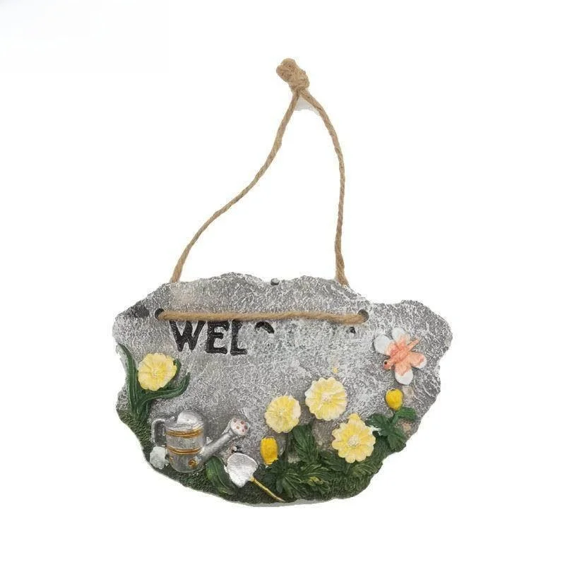 

Декоративная табличка на дверь в деревенском стиле из смолы, подвесная, ручной работы, в деревенском стиле, для украшения дома