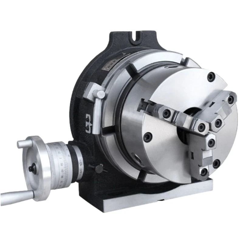 14-Inch vertical and horizontal indexing head milling machine, horizontal and vertical indexing plate, with 320 three-jaw chuck