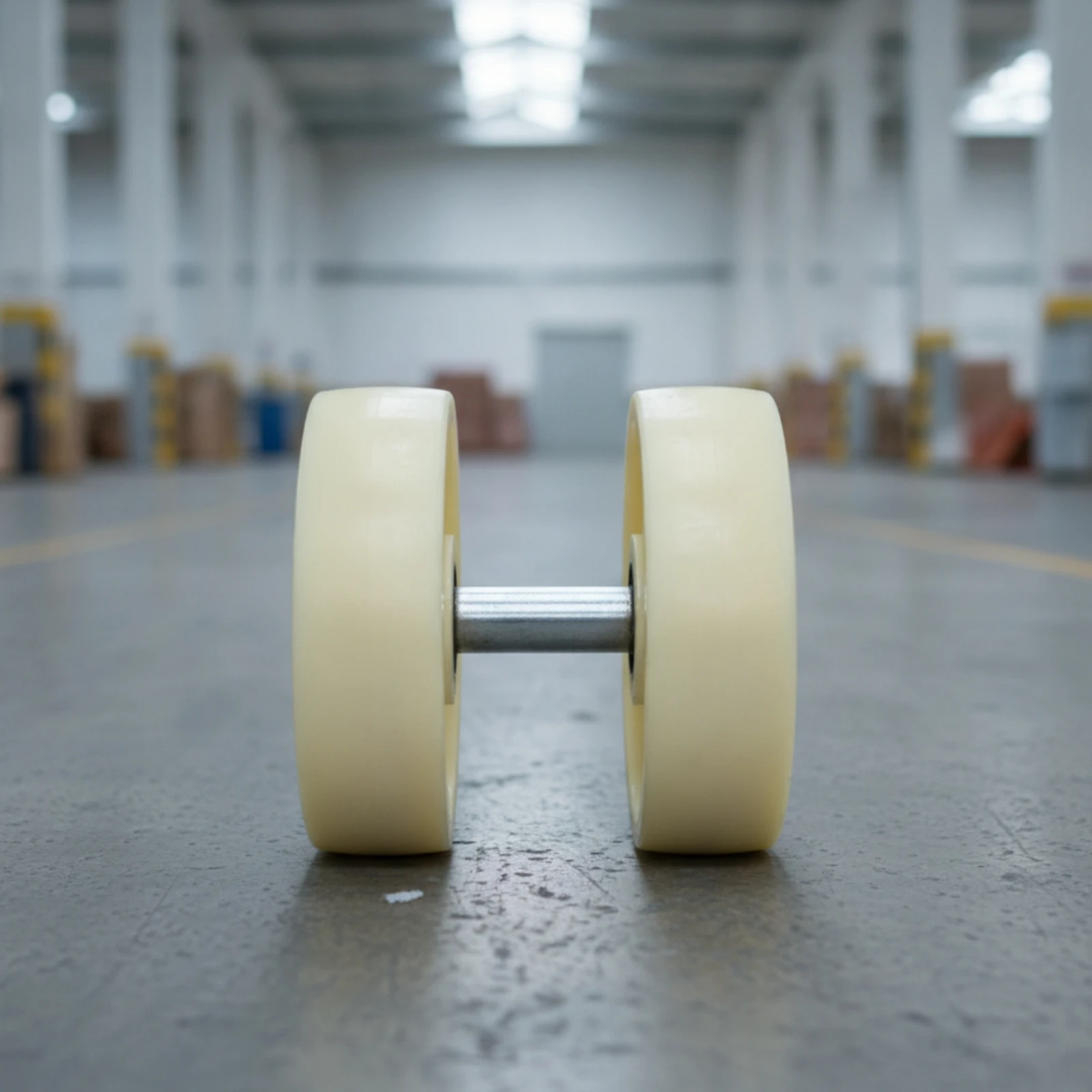 Pallet Jack Load Wheel Wear-Resistant Pallet Jack Load Wheel with Bearings Non-Marring Long-Lasting for Maintenance Technicians
