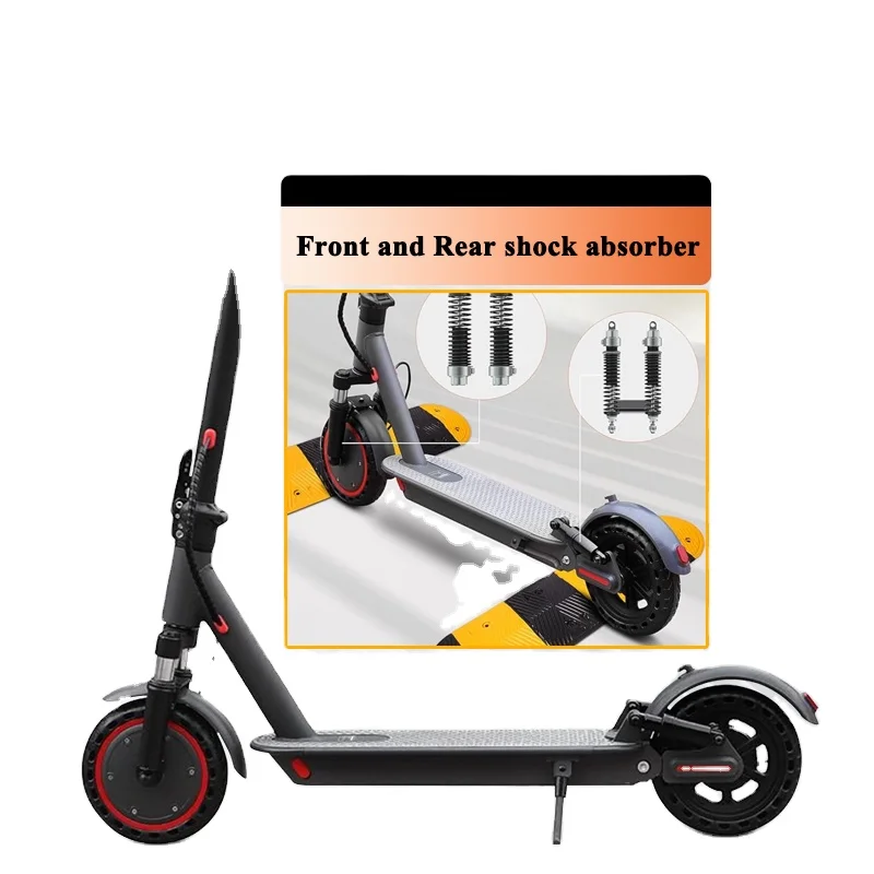 STLF DZ WJW سكوتر كهربائي متقدم بمحرك مزدوج للطرق الوعرة للبالغين 48 فولت 36 فولت مع بطارية 7.8Ah 10.4Ah بلوتوث تعليق كامل #5