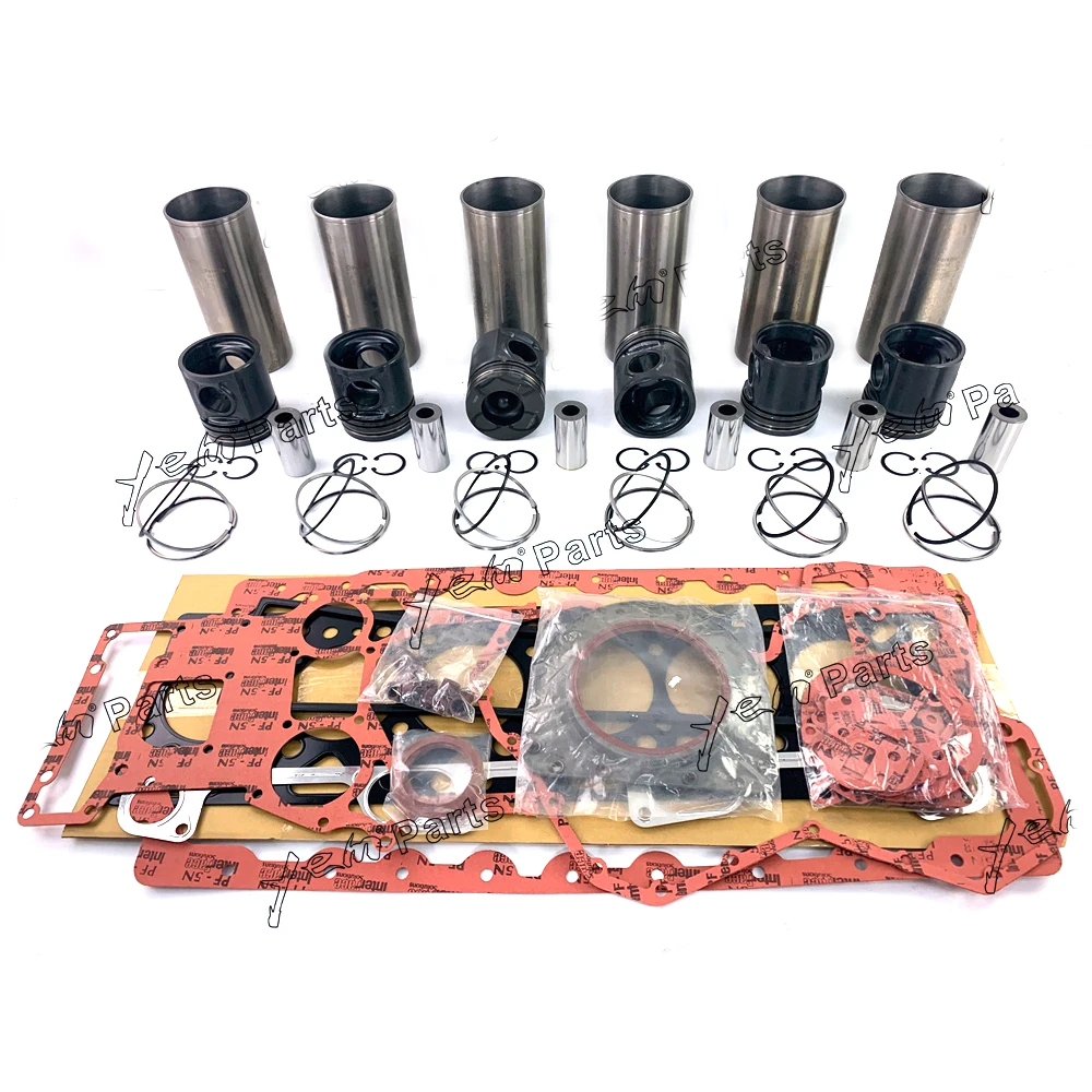 

1006E-6TW Overhaul Kit Cylinder Liner Kit Piston With Gasket Set for Perkins Engines