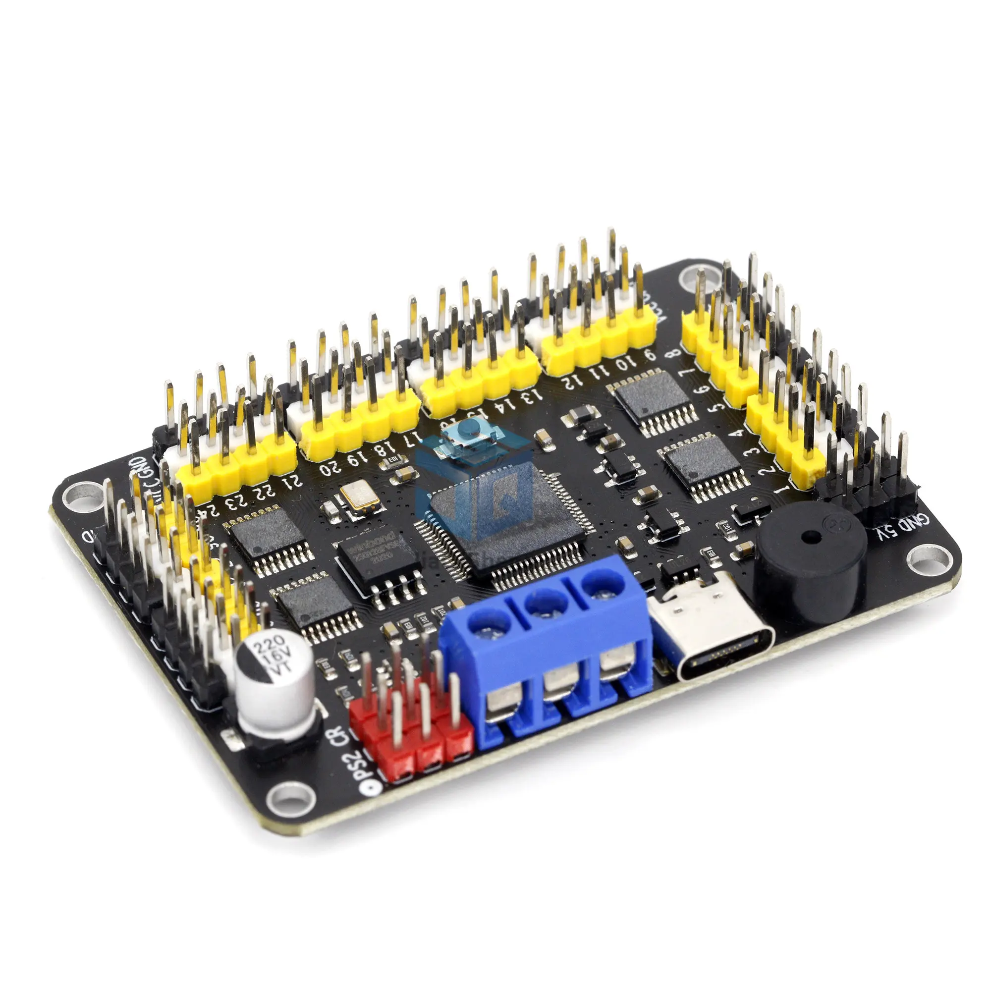 New Version 32 Channel Robot Servo Control Board Servo Motor Controller PS-2 Wireless Control USB/UART Connection Mode