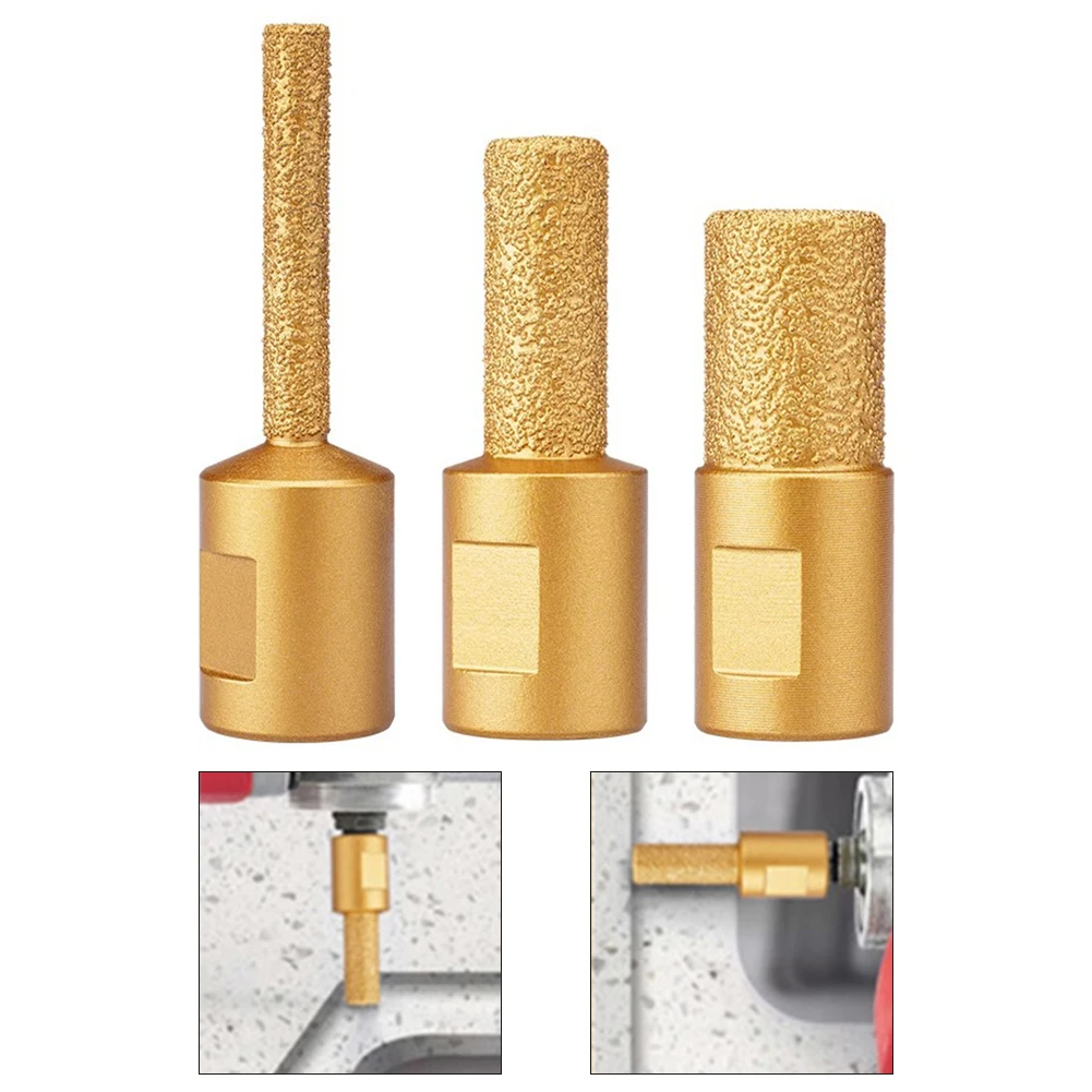 M10 Vacuum Brazed Grinding Head Core Drill Bit Tile Edge Trimming Tool Angle Grinder Marble Stone Polishing Abrasive Tool