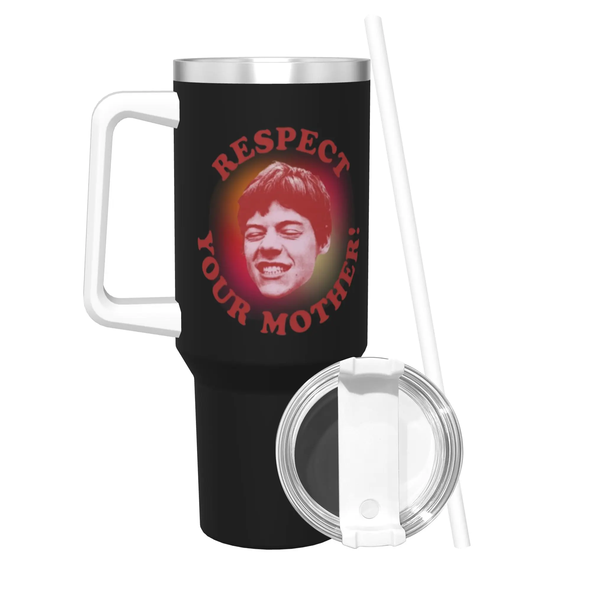 40OZ Stainless Steel Tumbler Harrys Styles Coffee Mug Singer Heat Preservation Hot Drinks Mugs Cup Driving Water Bottle