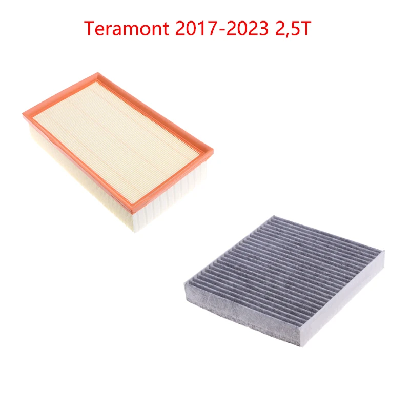 

2pcs Automobiles Filters for Volkswagen Teramont 2017-2023 Car Air Conditioner Engine Intake Car Air Filter Cleaner Element