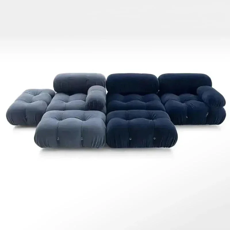 Modern Bed Sofa Module Sectional Upholstery Fabric Minimalist Luxury Modular Couch Unusual Arm Single Italiano Muebles Furniture