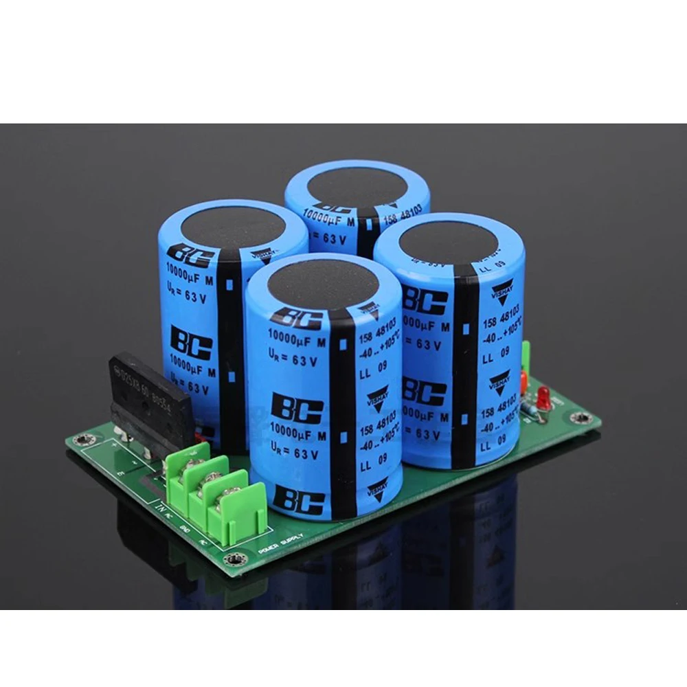 

10000 мкФ 63 В двойной источник питания выпрямительный фильтр плата питания готовая плата