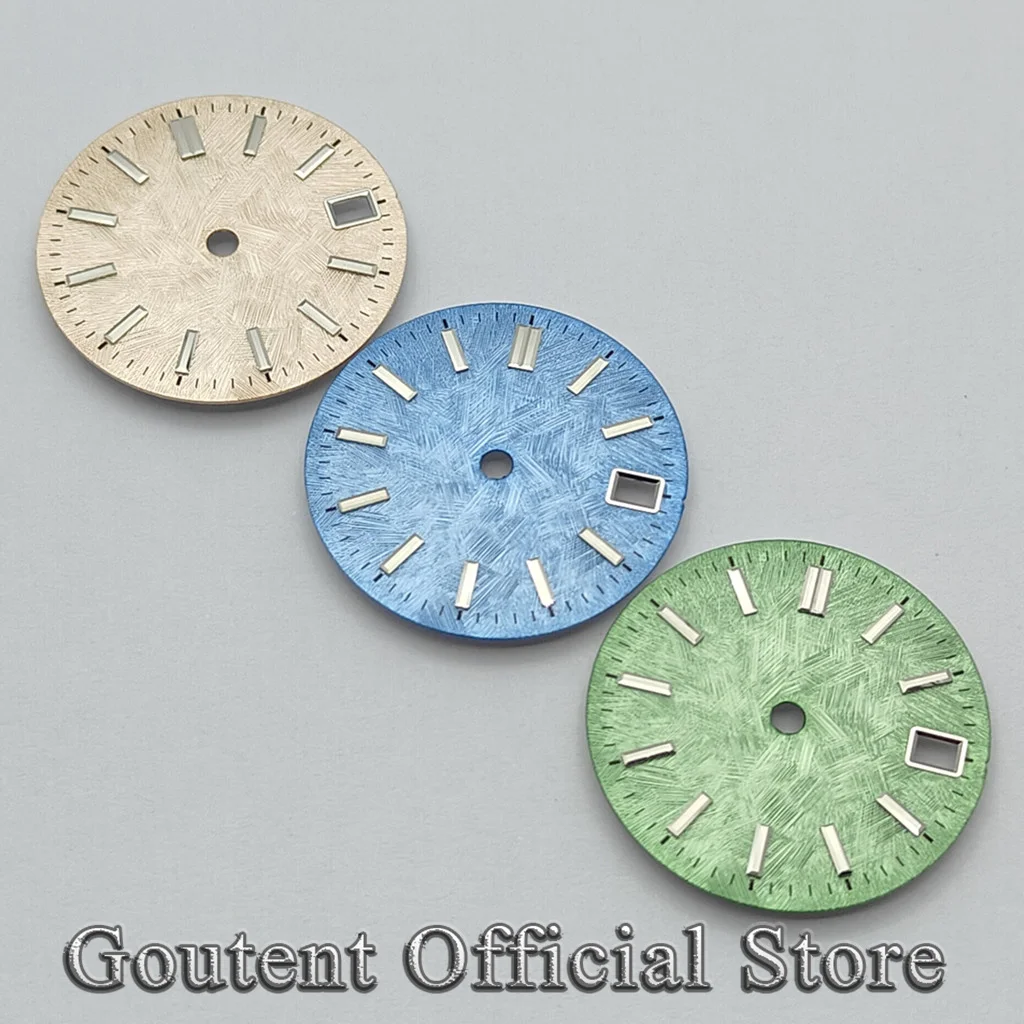 Goutent 28.5mm multi-style color watch dial is suitable for NH35 automatic movement watch accessories.