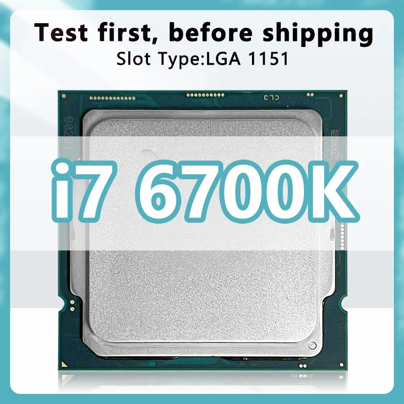 Core i7-6700K CPU 4 cores 8 threads 4.0GHz 8MB 91W 6th Generation Processor LGA1151 for Q270 Z270 Motherboard i7 6700K processor