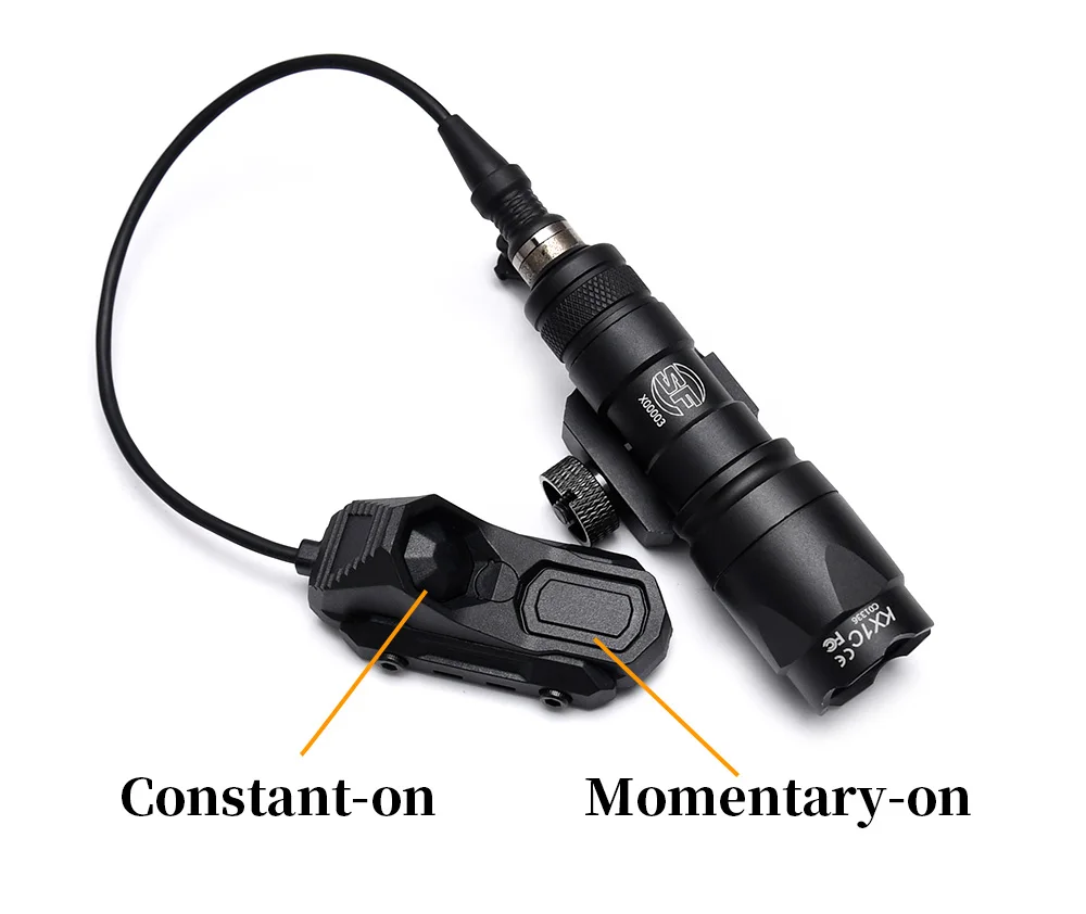 Tactical Lamp Head for Surefire Flashlight with AXON Switch 20mm Picatinny Rail Compatible MLOK Keymod Light Mount for M300/M600 - view 2