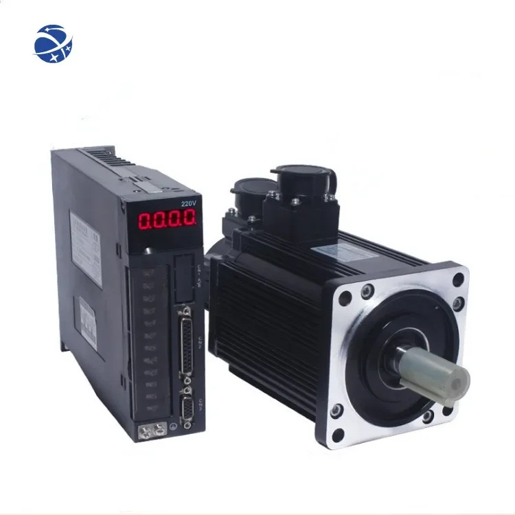 220V 2.6KW 2600W 2500RPM 10N.M. Single-Phase AC Servo Motor 130ST-M10025 With Driver AASD-30A