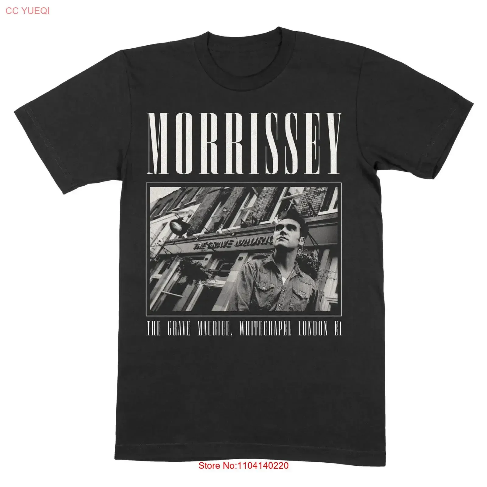 Morrissey Whitechapel T Shirt Heavy Cotton Reprint All Size For Fans vintage Washed fashion designer clothes Casual homme