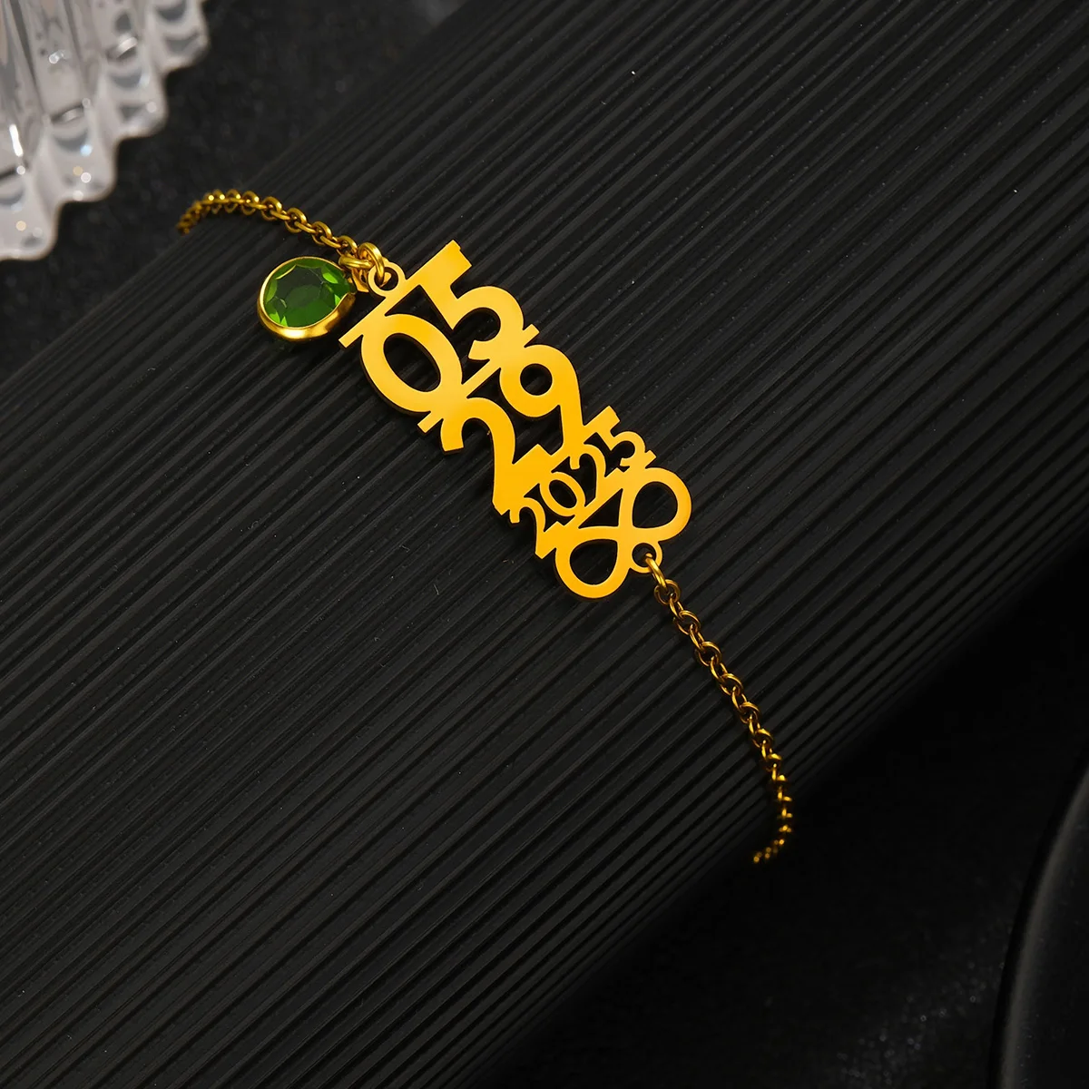 Custom Name Bracelet For Women Personalized Thick Leg Chain Letter Jewelry for Women Stainless Steel 18cm Charms Customized Gift