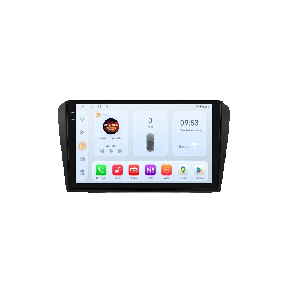 9 "Algpo 2Din CarPlay Android Auto Autoradio voor Mazda 3 2004 - 2009 Snapdragon 6115 Autoradio GPS Navi 4G BT RDS DSP SWC 360 ° CAM - afbeelding 2