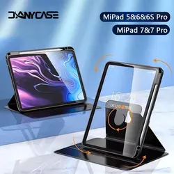 For Xiaomi Pad 5 6 Pro 11in Case 6s Pro 12.4in Mi Pad 7 7 Pro 11.2in 360° Rotation for Mi Pad 5 6 11in TPU Flip Protective Cover