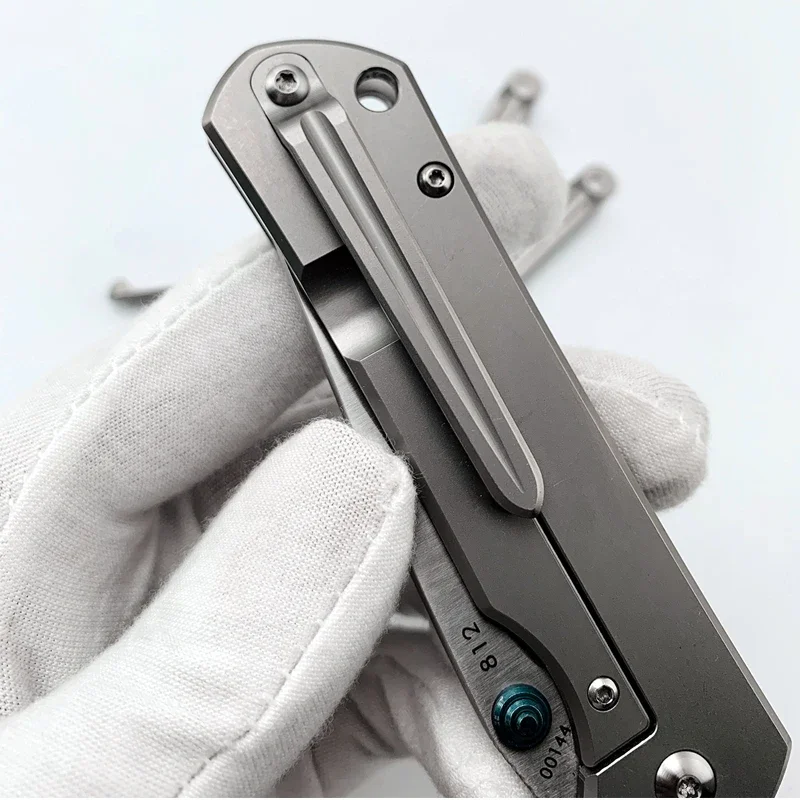 TC4 Back Clip Titanium 812 Titanium Alloy One-piece Back Clip 901 902 9103 Knife Back Clip