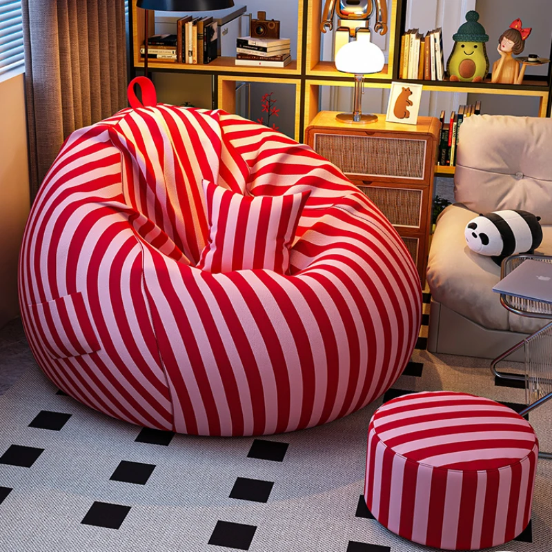 

Recliner Balcony Puffs Sofa Floor Small Seats Fabric Chaise Sofa Reading Ottoman Muebles Para Salas Modernos Home Furniture