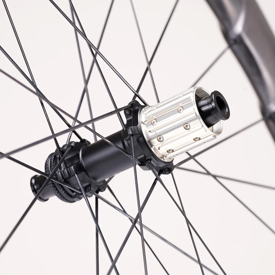 Vcycle-Vクラスiv超軽量カーボンホイール,チューブレス,リム58mm,24穴